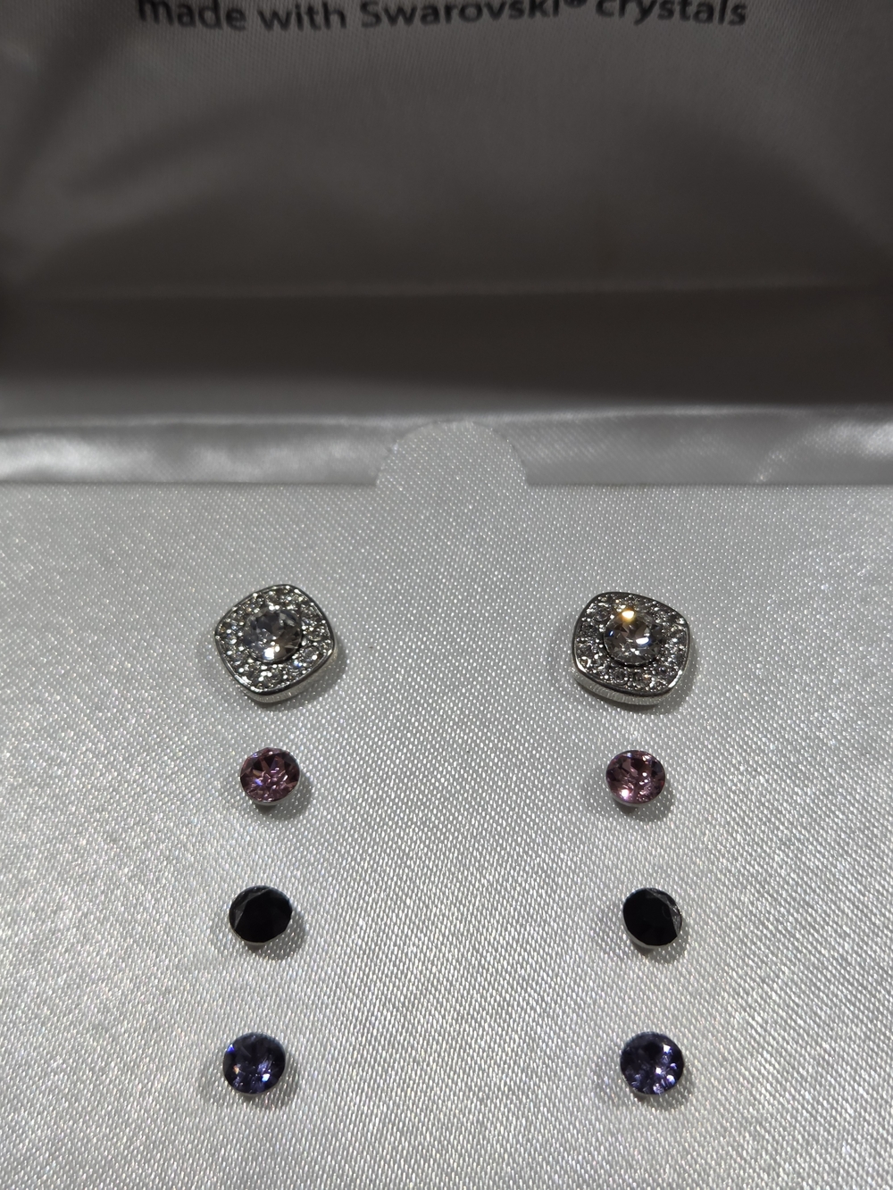 Charming Inspirations Swarovski Crystal Earring Set - Picture 2 of 3